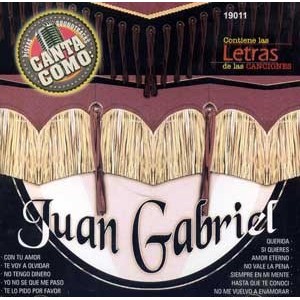 Juan Gabriel "Canta Como" - Karaoke CD