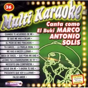 Marco Antonio Solis "Grandes Exitos" - Karaoke CD + G