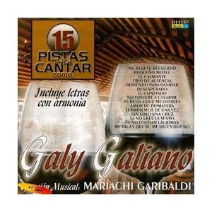Galy Galiano "15 Pistas Para Cantar" - CD